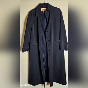 Classic Soft BlackTalbots PETITES Overcoat Women's Size 2